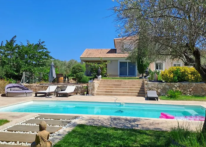 Tres Belle Piscine Jacuzzi Grande Propriete 10 Pers Villa Belgodere (Corsica)